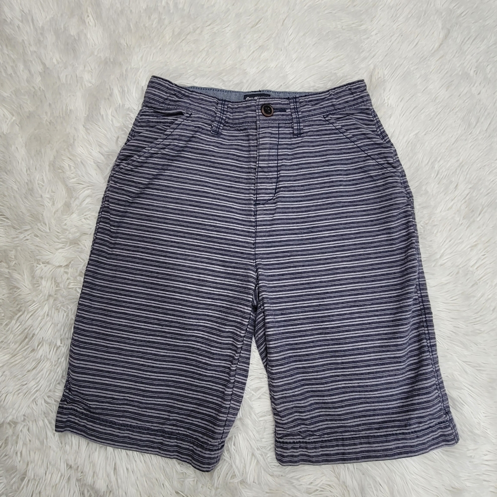 Boy Oshkosh B'gosh Striped Gray Shorts Size 14